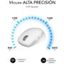 Subblim Comfort Ergo Dual Ratón Ergonómico Inalámbrico Blanco